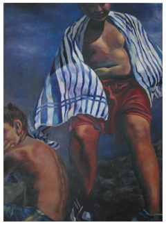 swimming boys